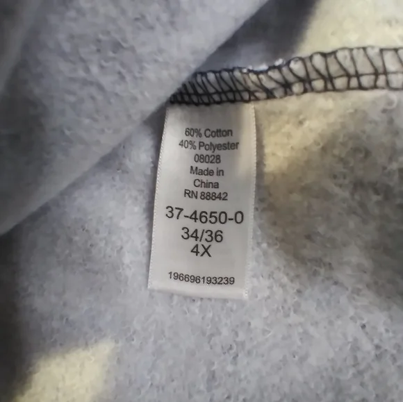 Woman Within Heart Design Sweatshirt Size 4x Colorful Festive Casual - Picture 7 of 9